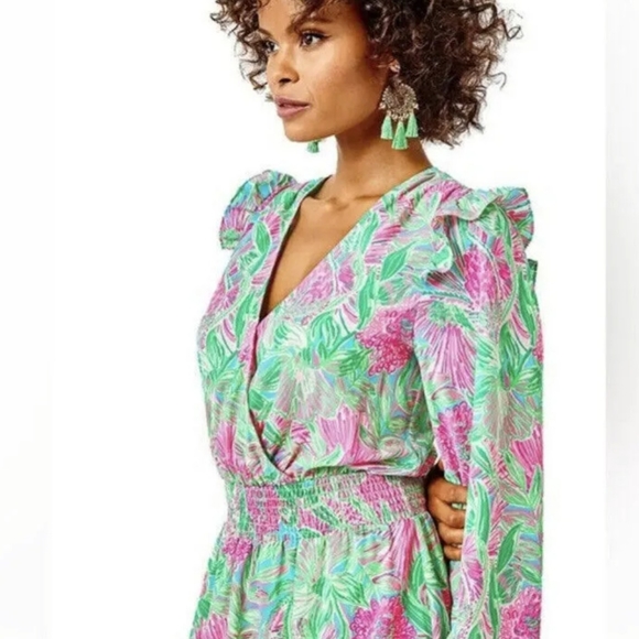 Lilly Pulitzer 🌴 Beautiful Dress Sz 8 - Picture 8 of 13